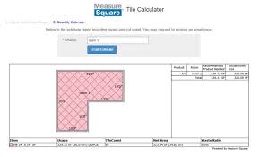 tile layout calculator mere square
