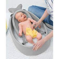 Dein baby richtig baden im badeeimer! Baby Badewanne Smart Sling Wal Moby Grey Das Kleine Zebra