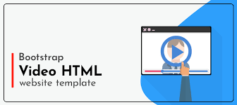 bootstrap video html templates