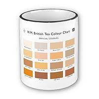 H M British Tea Colour Chart