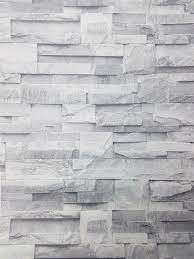 3d Slate Stone Brick Effect Wallpaper ...