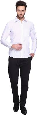 Explore designer shirts and find smart and casual styles by casablanca, burberry and versace. Corium Men Printed Formal White Shirt Buy Online In Burundi At Burundi Desertcart Com Productid 141659880