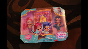 shimmer and shine toys unboxing and