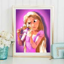 Buy Rapunzel Tangled Wall Art Painting