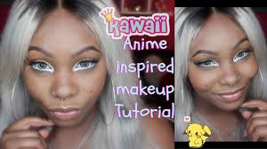 anime inspired makeup tutorial fate