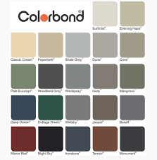 Colorbond Roofing Colour Chart Copy Min A Revolution In