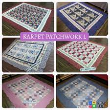 karpet patchwork saiz l dengan 8