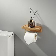 Beech Wall Mounted Toilet Paper Holder