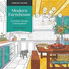 an interior design coloring book from