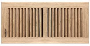 unfinished floor registers wood