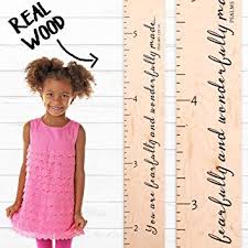Growth Chart Art Scripture Height Chart Wood Growth Chart For Babies Kids Boys Girls Fearfully Wonderfully Made