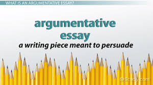 Writing the Argumentative essay argument essay