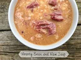 hearty bean and ham soup that which