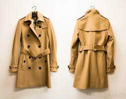 Wool Cashmere Trench Coat In Camel