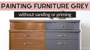 painting furniture grey without