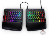 Gaming Freestyle Edge RGB Split Mechanical Keyboard (MX Brown) KB975-BRN Kinesis