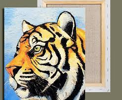 Tiger Wall Art Orignal Painting