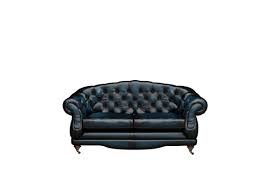 blue leather sofas blue chesterfield