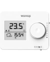 warmup tempo cloud white thermostat
