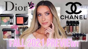 chanel vs dior fall 2021 makeup