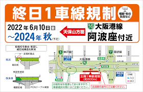 16号大阪港線 阿波座付近｜高速道路リニューアルプロジェクト