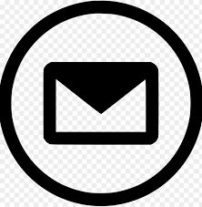 email icon white circle png transpa