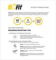 60 Day Workout Plan 7 Examples