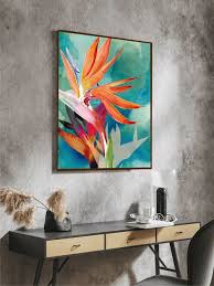 Abstract Multicolor Canvas Painting