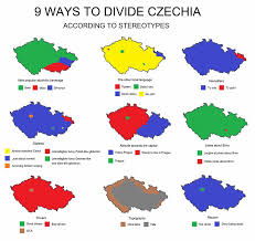 Czech Republic Stereotype Maps Czech Republic Map Map Skills