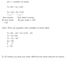 Equations Based On Algebra Word Problems
