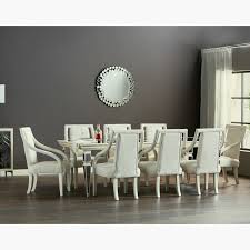 jasmine 8 seater glass top dining table