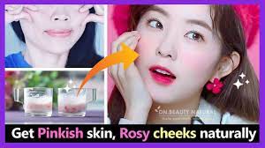 rosy cheeks pink lips naturally