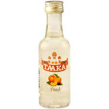 taaka vodka peach 50ml each