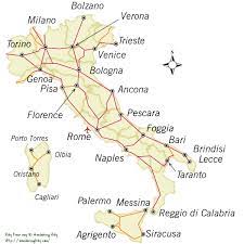 italy rail map ing tickets and