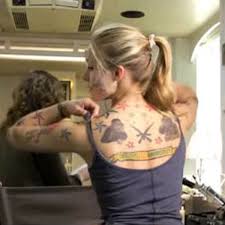 kristen bell the most tattooed actress