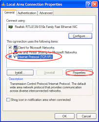 ign static ip address windows xp