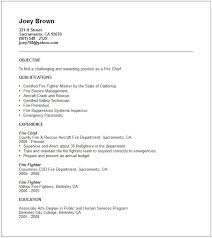 13 Best Photos Of Resume Examples Fire Fire Chief Resume