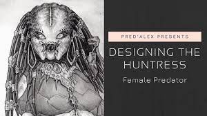 ArtStation - Designing The Huntress - Female Predator (2018-2020) Full  Project by PRED'ALEX