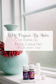 diy organic essential oils lip balm