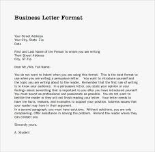 Professional Business Letter Template Beautiful 7 Sample