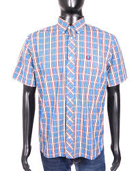 Details About Fred Perry Mens Shirt Short Sleeve Checks M