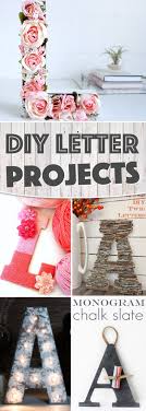 The letter of your name, your partner's name, family name or child's name has here are some outstanding diy monogram letters! 24 Awe Inspiring Diy Letter Projects
