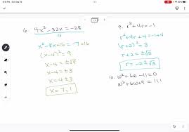 Solving Qe By Completing The Square