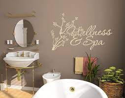 wellness spa bathroom wall decals