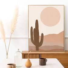 Desert Landscape Wall Art Print