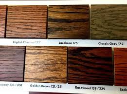 Remodel Duraseal Stain Chart 63 141 224 157