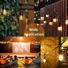 china led outdoor solar string lights