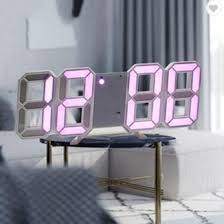 Led Digital Wall Clock Brightness