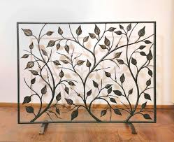 Artistic Hand Forged Fireplace Screen
