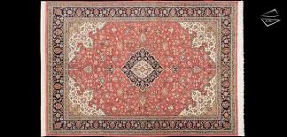 7x10 fine persian qum silk rug large
